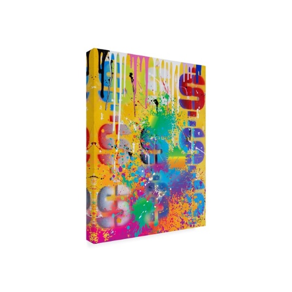 Oliver Nolan 'Money Splash IV' Canvas Art,18x24